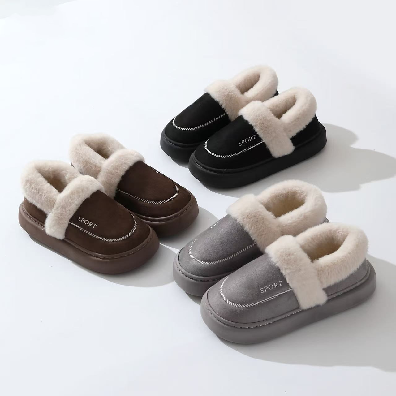 Pantufla con plataforma